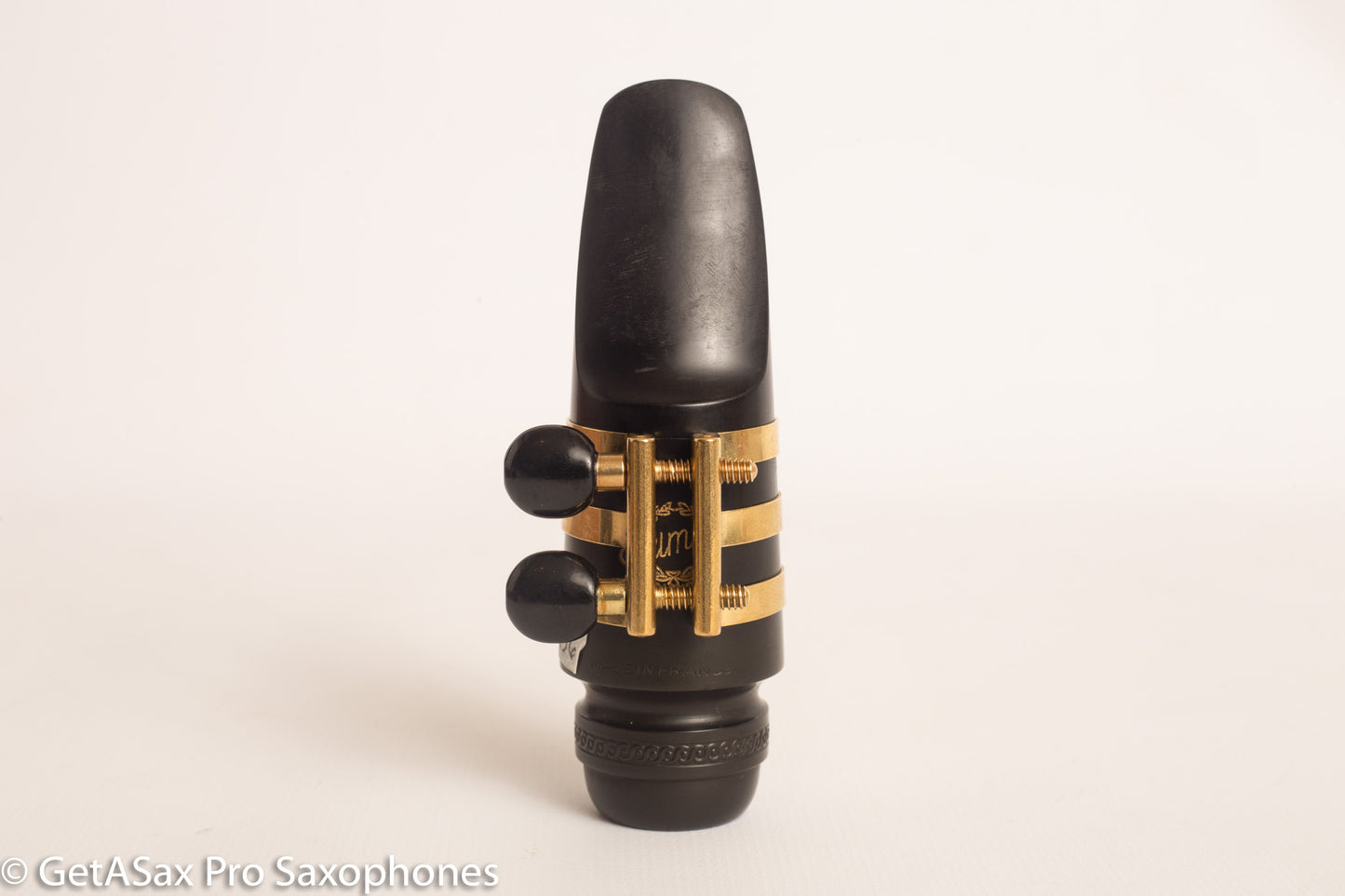 Tenor Hard Rubber Brilhart 3-Band Reproduction Ligature Echo Brass