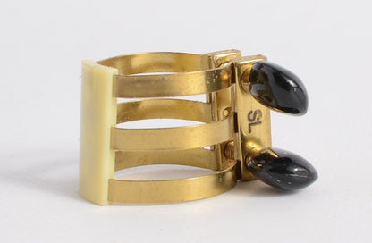 Soprano Brilhart Reproduction 3-Band Ligature Hard Rubber Mouthpieces