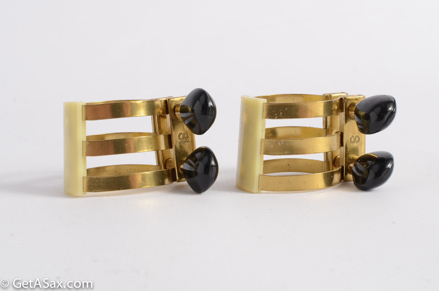 Soprano Brilhart Reproduction 3-Band Ligature Hard Rubber Mouthpieces