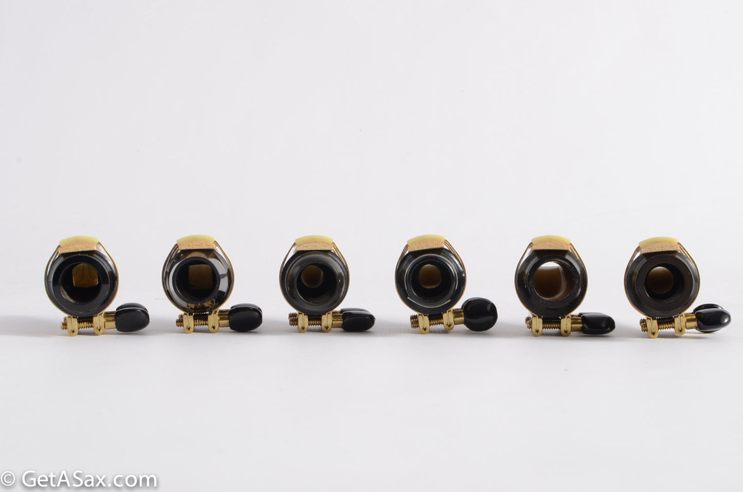 Soprano Brilhart Reproduction 3-Band Ligature Hard Rubber Mouthpieces