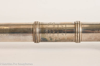Haynes Commercial Flute Solid Silver Beautiful 29417