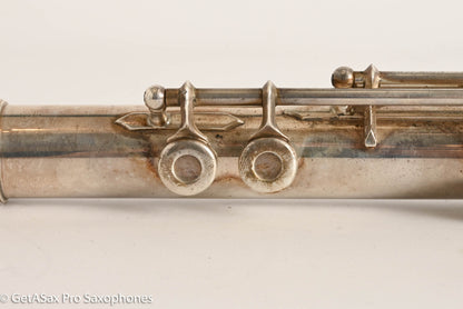 Haynes Commercial Flute Solid Silver Beautiful 29417