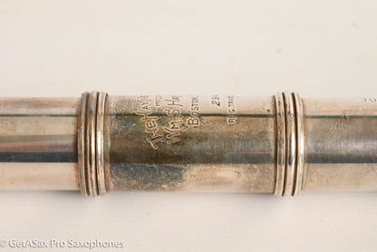 Haynes Commercial Flute Solid Silver Beautiful 29417