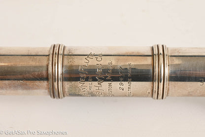 Haynes Commercial Flute Solid Silver Beautiful 29417