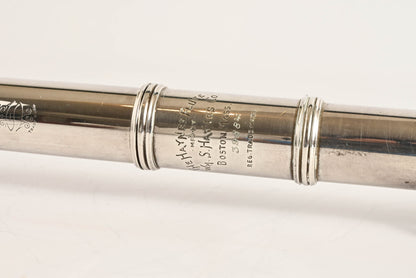 Haynes Commercial Flute Old Pads Solid Silver 39884