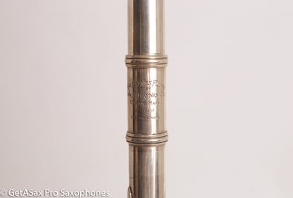 Haynes Commercial Closed Hole Solid Silver Flute ‘The Doubler’s Delight’ 24619