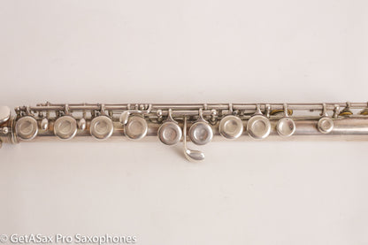 Haynes Commercial Closed Hole Solid Silver Flute ‘The Doubler’s Delight’ 24619