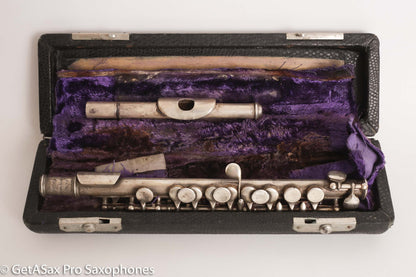 Haynes Solid Silver Db Piccolo Stars and Stripes Needs Overhaul 10436