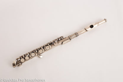 Haynes Solid Silver Db Piccolo Stars and Stripes Needs Overhaul 10436