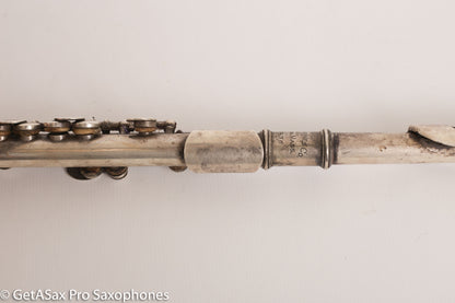 Haynes Solid Silver Db Piccolo Stars and Stripes Needs Overhaul 10436