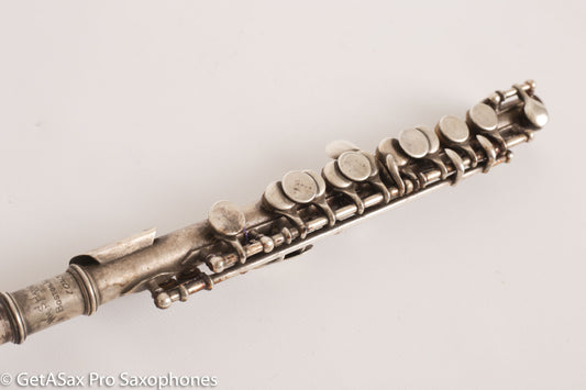 Haynes Solid Silver Db Piccolo Stars and Stripes Needs Overhaul 10436