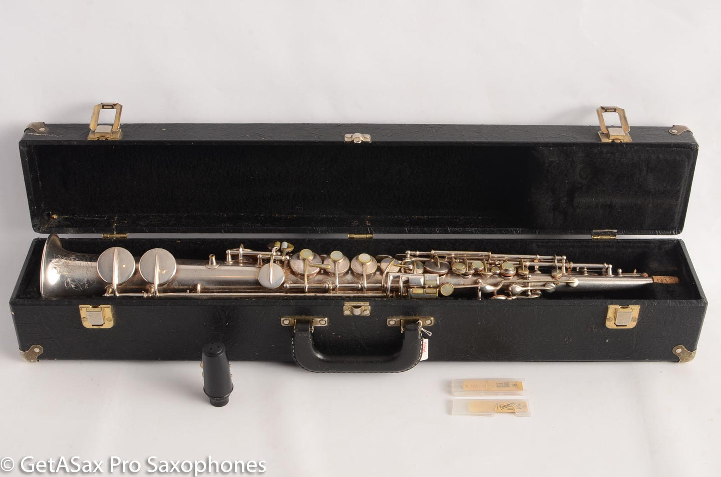 Holton Soprano Saxophone Original Silver Plate Great Deal 17402