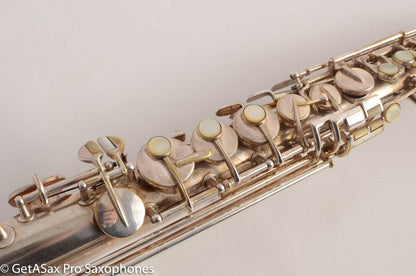 Holton Soprano Saxophone Original Silver Plate Great Deal 17402