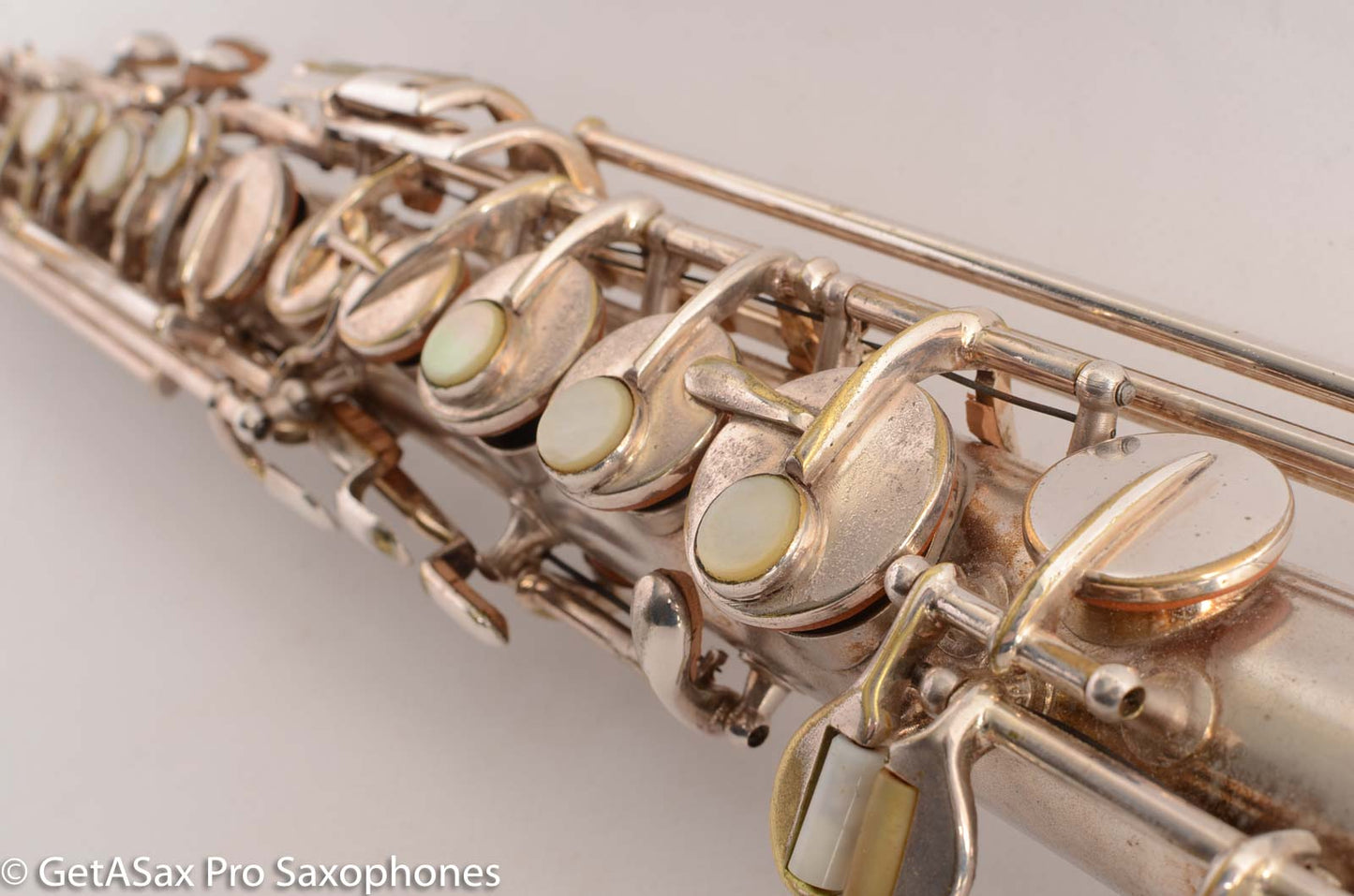 Holton Soprano Saxophone Original Silver Plate Great Deal 17402