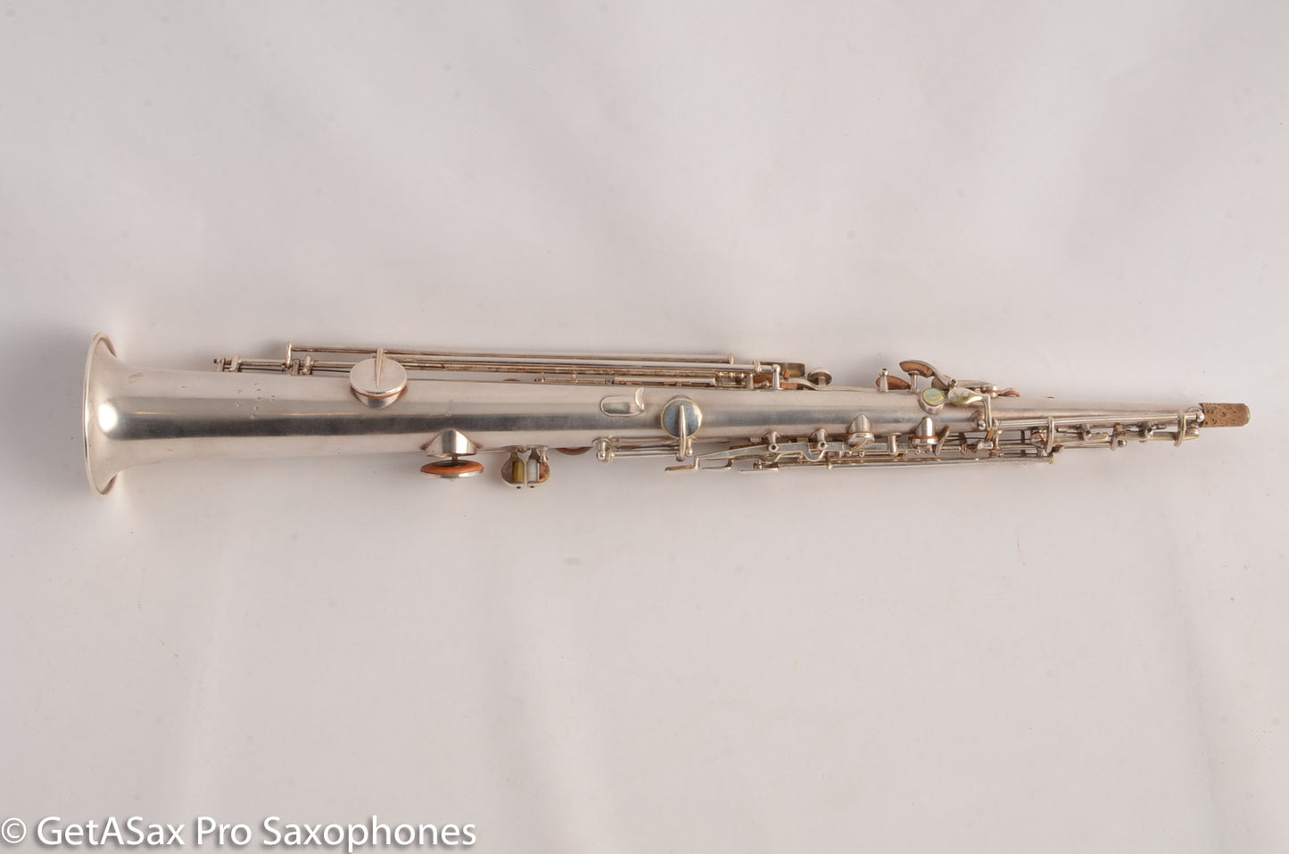 Holton Soprano Saxophone Original Silver Plate Great Deal 17402