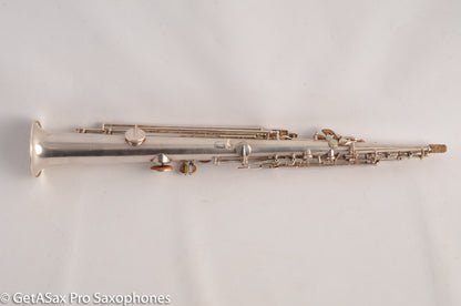 Holton Soprano Saxophone Original Silver Plate Great Deal 17402