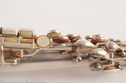 Holton Soprano Saxophone Original Silver Plate Great Deal 17402