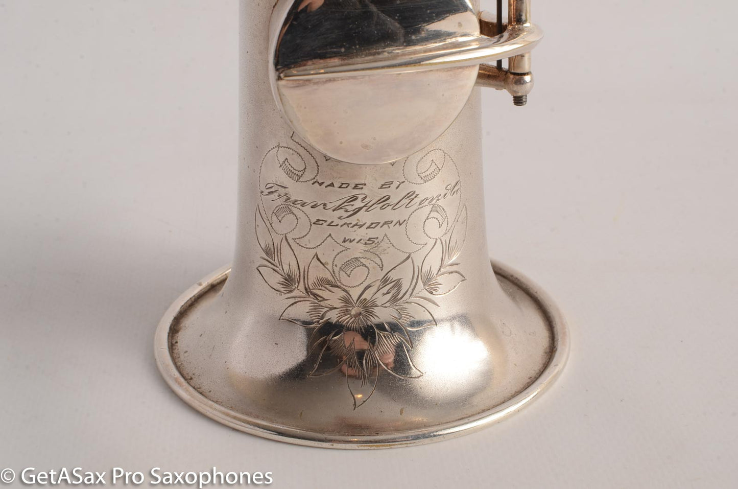 Holton Soprano Saxophone Original Silver Plate Great Deal 17402