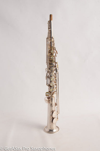 Holton Soprano Saxophone Original Silver Plate Great Deal 17402