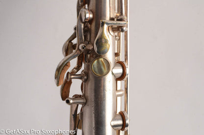 Holton Soprano Saxophone Original Silver Plate Great Deal 17402