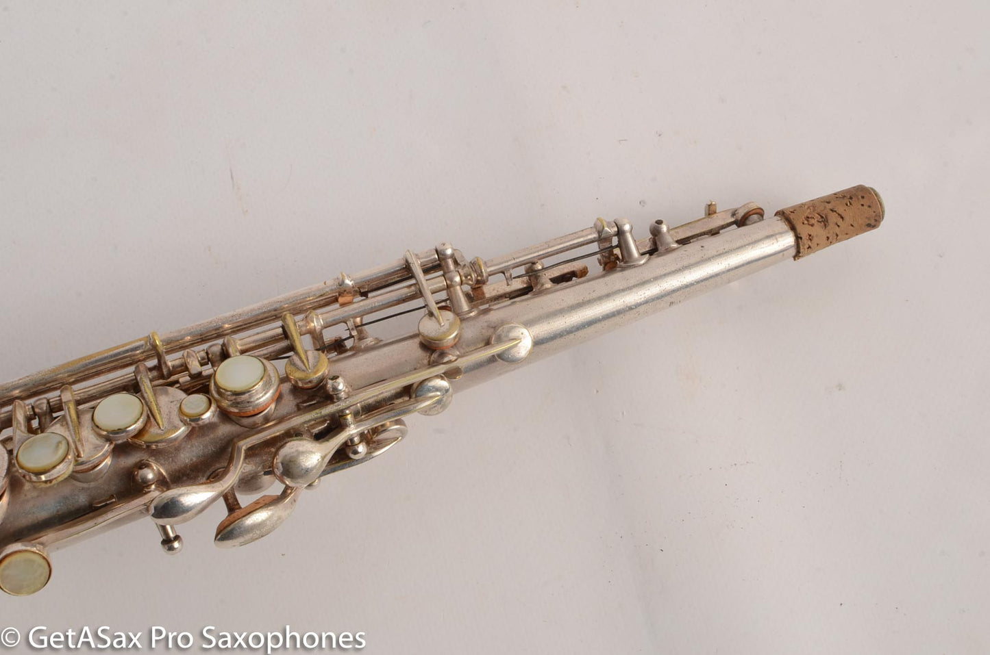 Holton Soprano Saxophone Original Silver Plate Great Deal 17402