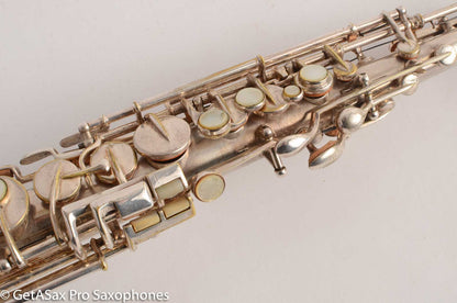 Holton Soprano Saxophone Original Silver Plate Great Deal 17402