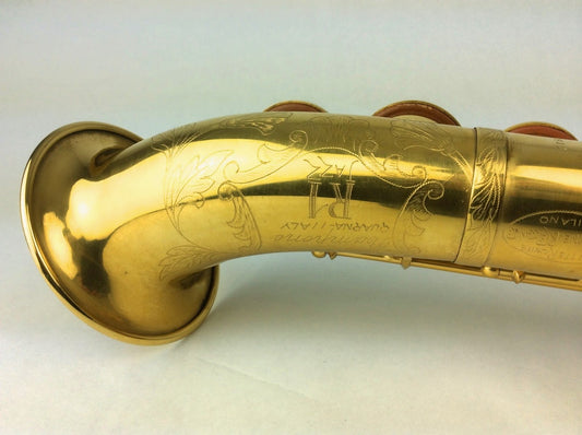 Rampone and Cazzani R1 Saxello Heavy Gold Plate Near Mint