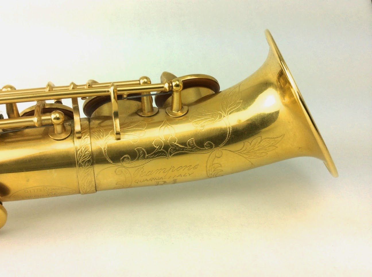 Rampone and Cazzani R1 Saxello Heavy Gold Plate Near Mint