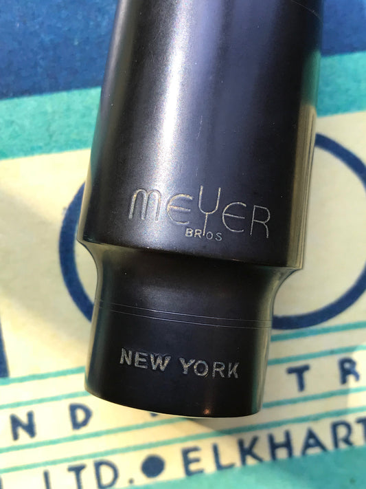Meyer Bros New York Alto Saxophone Mouthpiece 4M Medium Chamber Original Facing Gorgeous