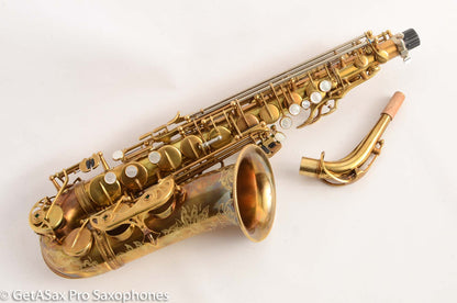 Ishimori Wood Stone New Vintage Alto Saxophone WSA-AF with High F# Antique Finish NEW