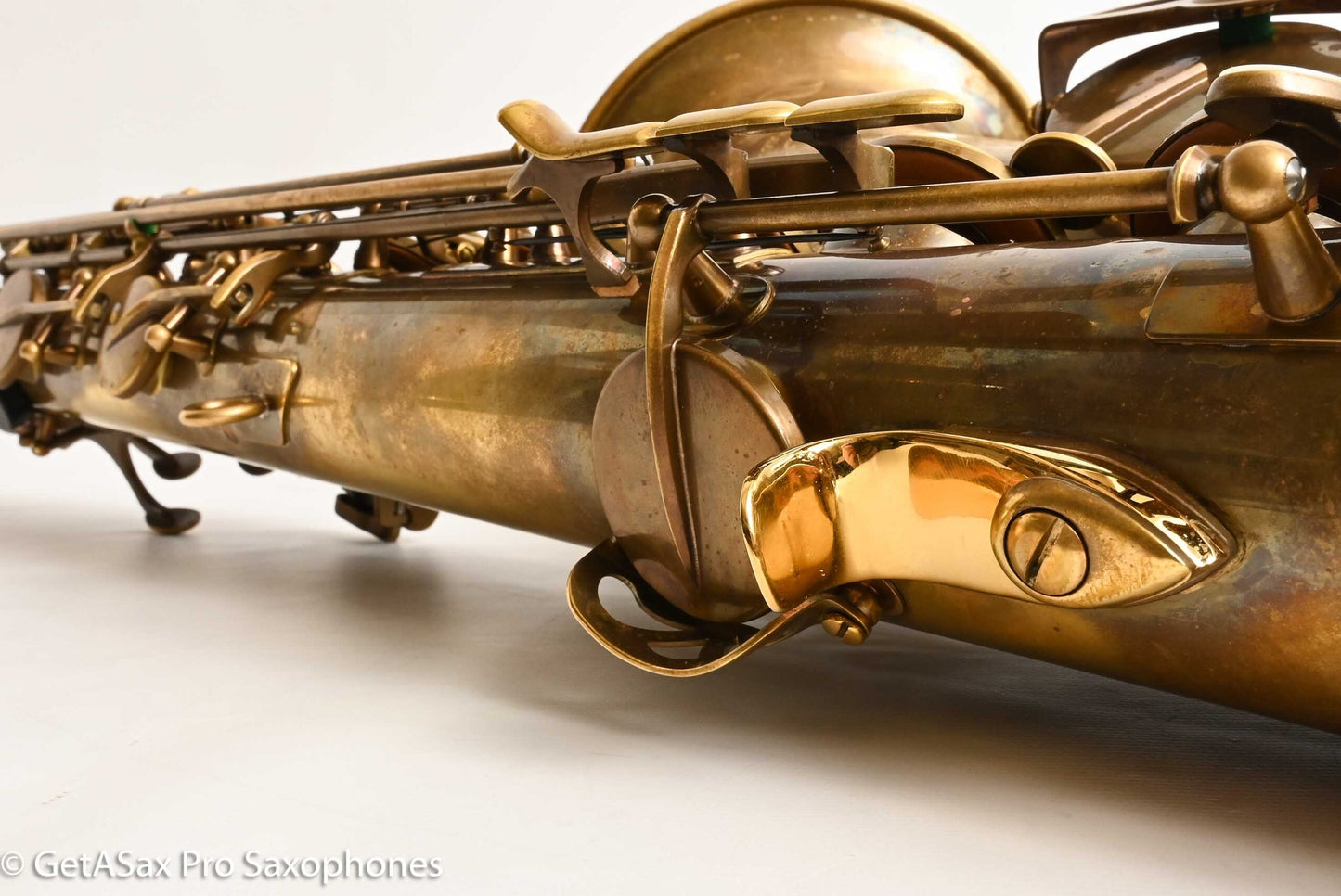 Ishimori New Vintage Tenor Unlacquered Antique Finish No F# Plays Great! 662