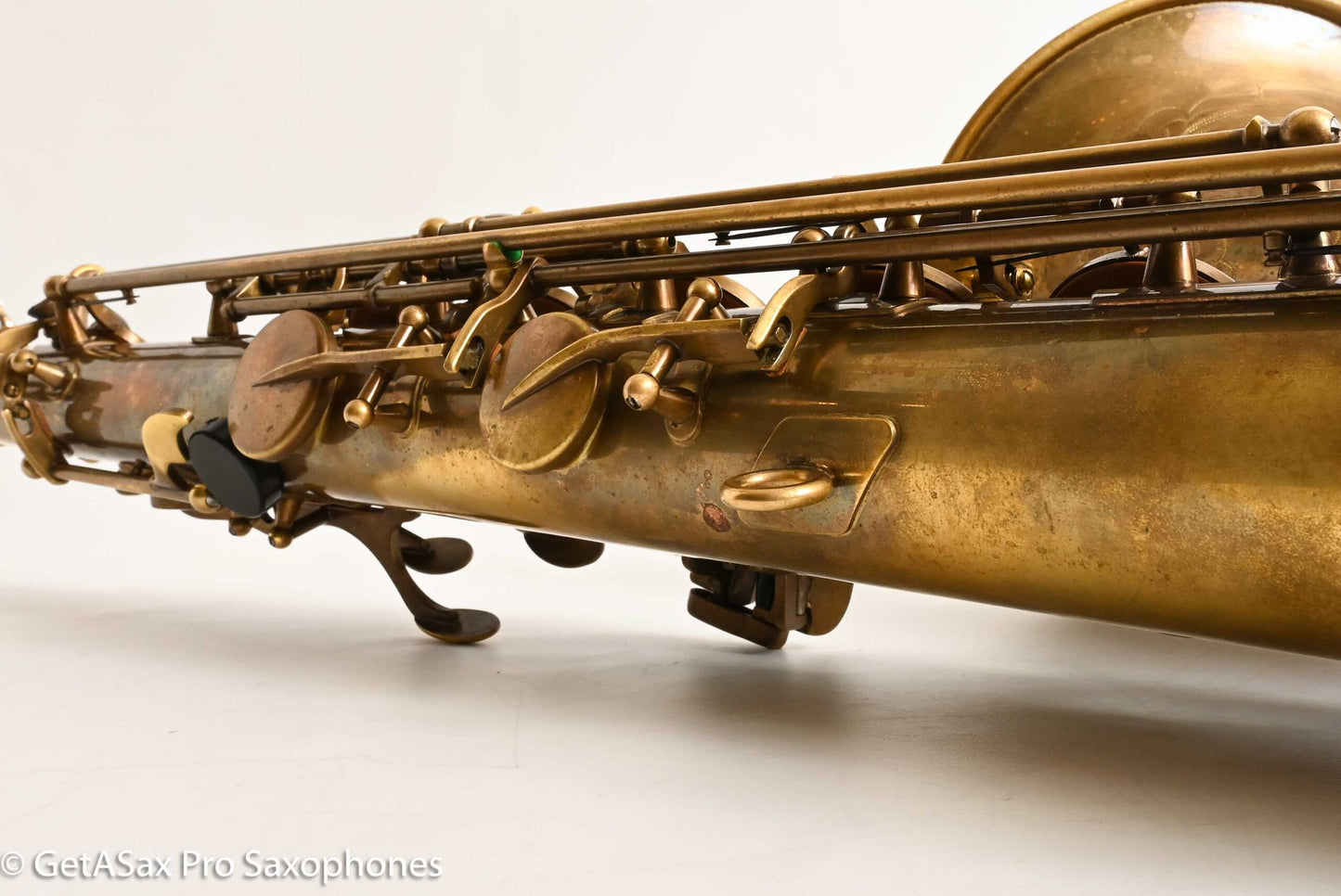 Ishimori New Vintage Tenor Unlacquered Antique Finish No F# Plays Great! 662