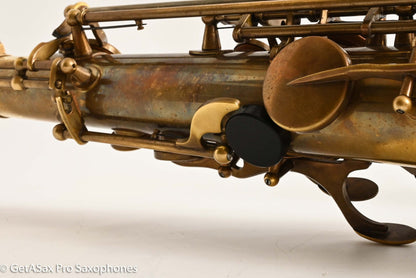 Ishimori New Vintage Tenor Unlacquered Antique Finish No F# Plays Great! 662