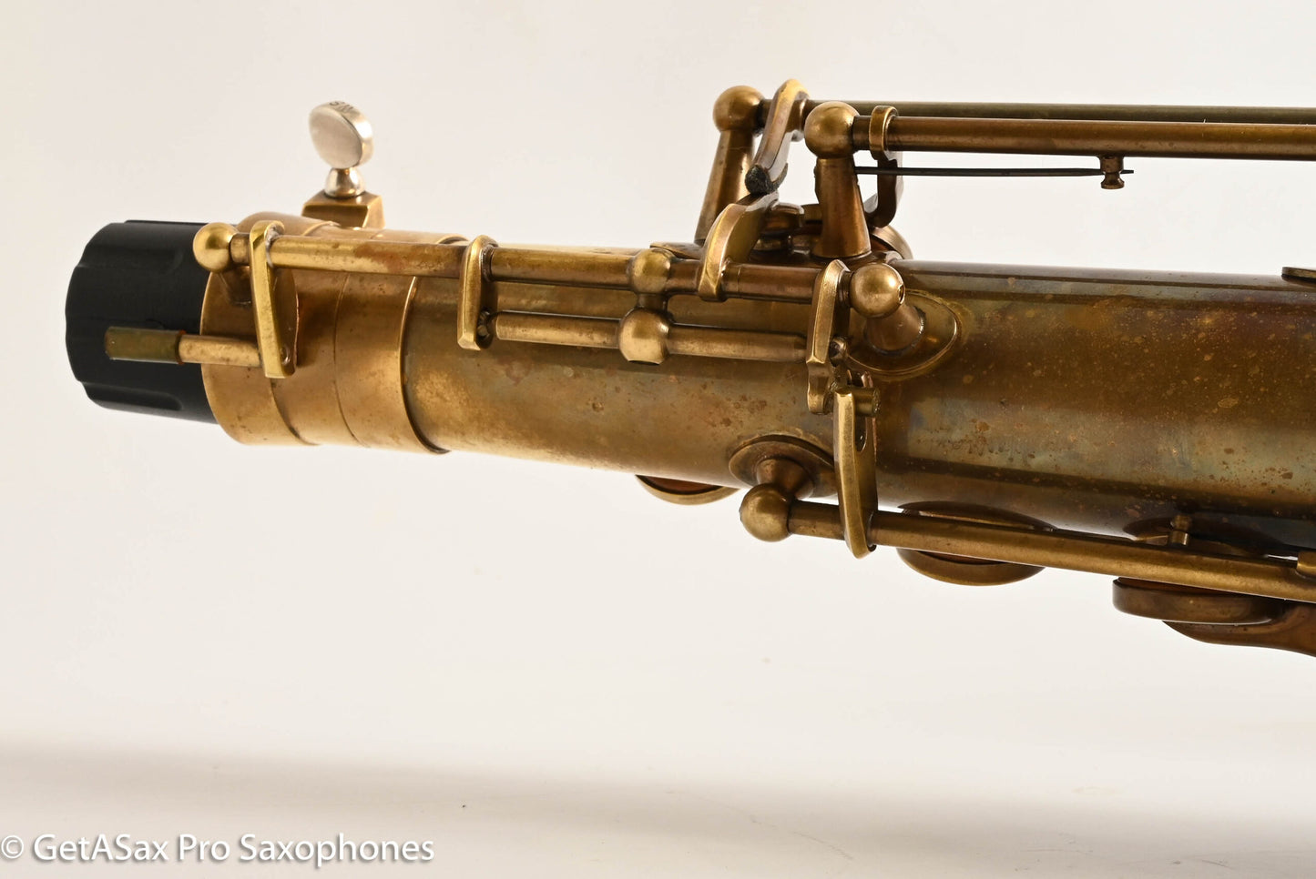 Ishimori New Vintage Tenor Unlacquered Antique Finish No F# Plays Great! 662