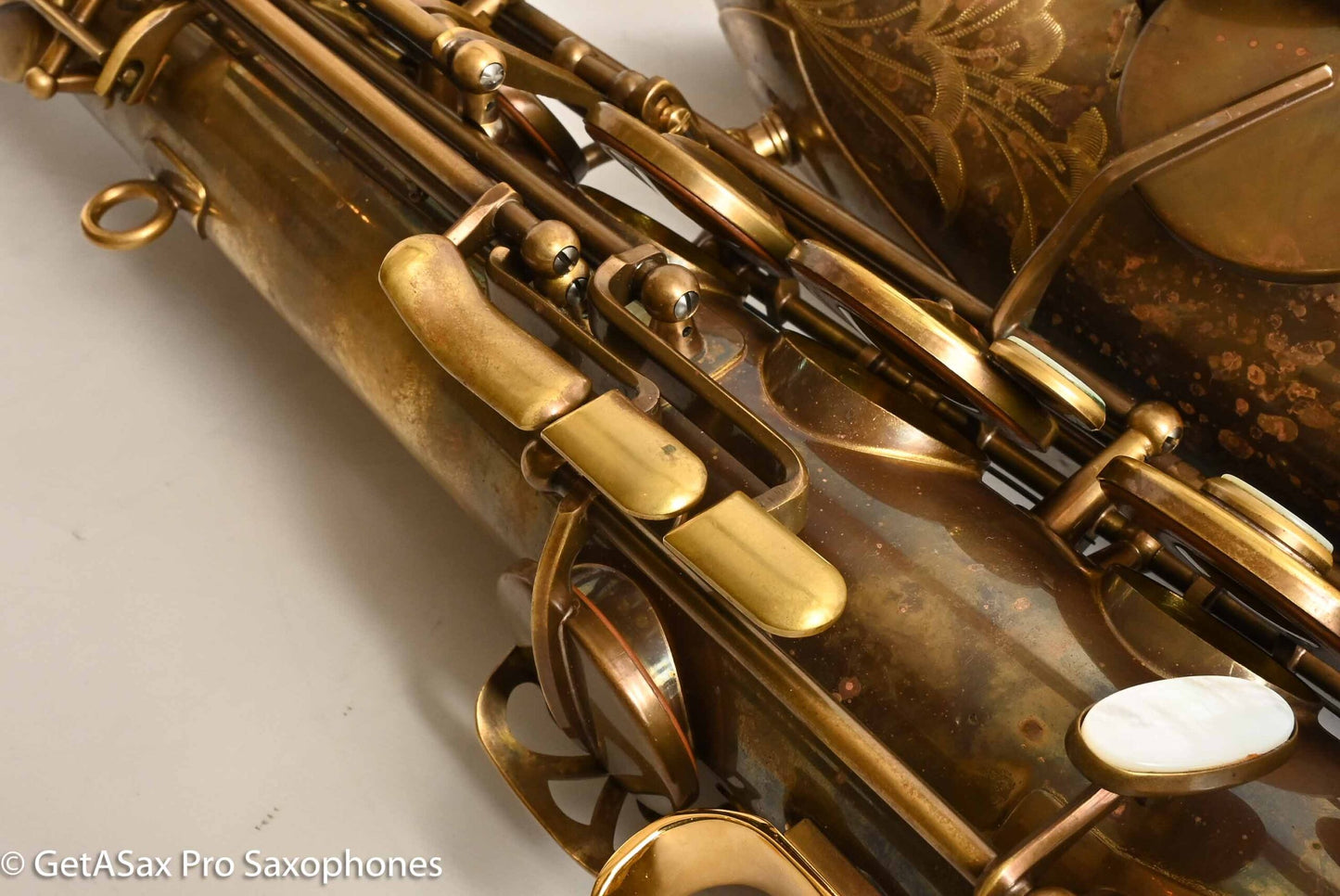 Ishimori New Vintage Tenor Unlacquered Antique Finish No F# Plays Great! 662