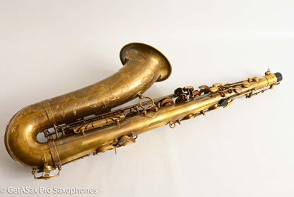 Ishimori New Vintage Tenor Unlacquered Antique Finish No F# Plays Great! 662