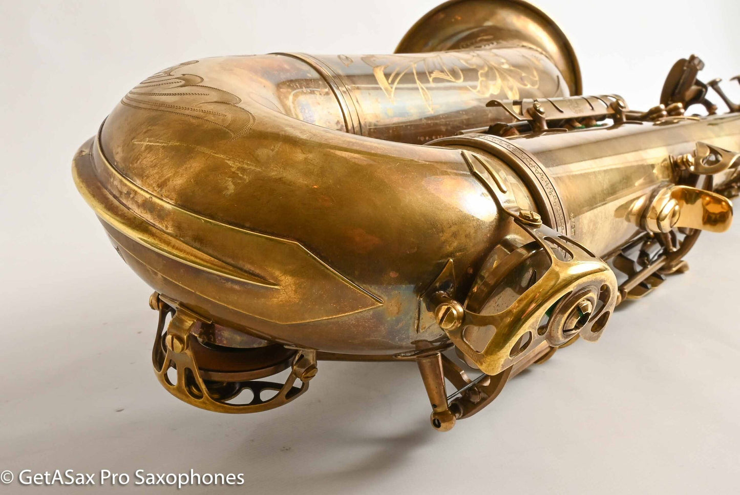 Ishimori New Vintage Tenor Unlacquered Antique Finish No F# Plays Great! 662