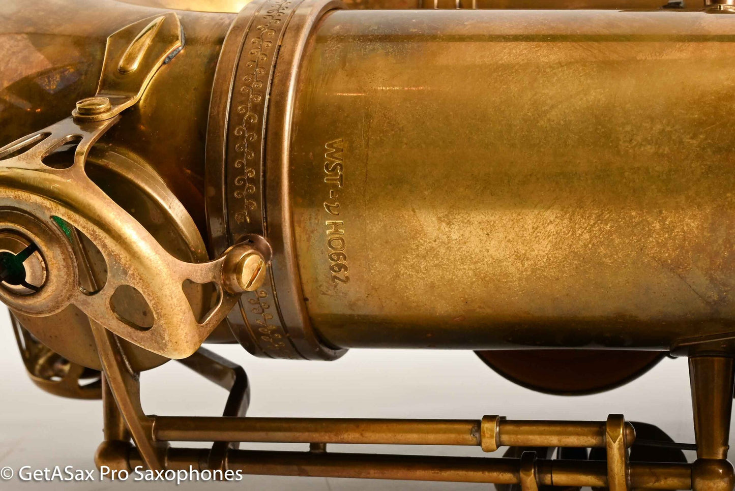 Ishimori New Vintage Tenor Unlacquered Antique Finish No F# Plays Great! 662