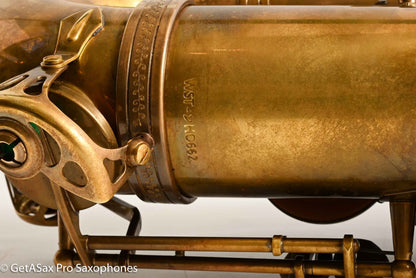 Ishimori New Vintage Tenor Unlacquered Antique Finish No F# Plays Great! 662