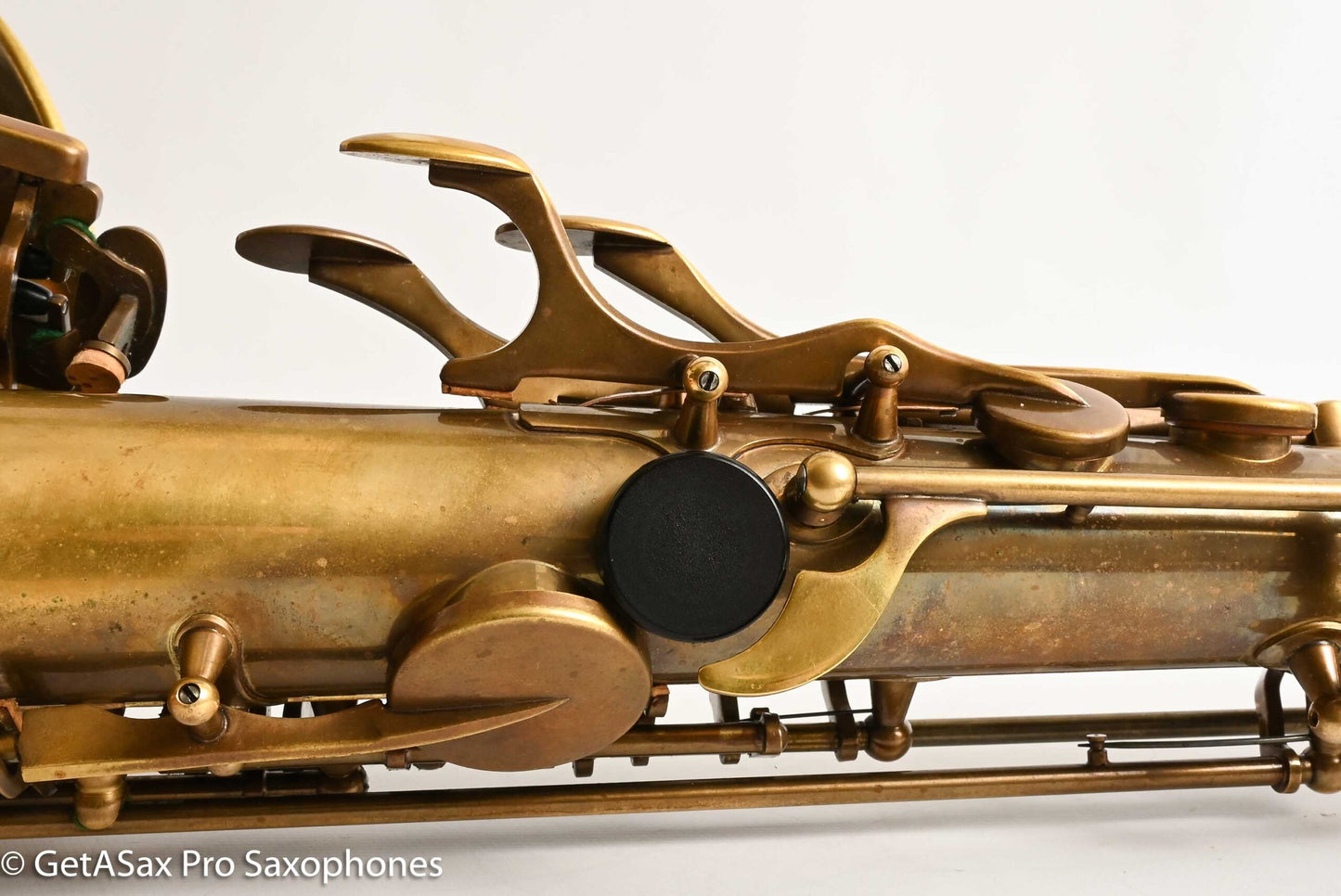 Ishimori New Vintage Tenor Unlacquered Antique Finish No F# Plays Great! 662