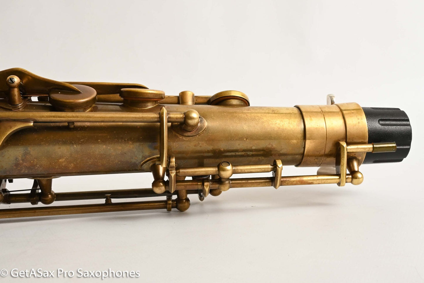 Ishimori New Vintage Tenor Unlacquered Antique Finish No F# Plays Great! 662