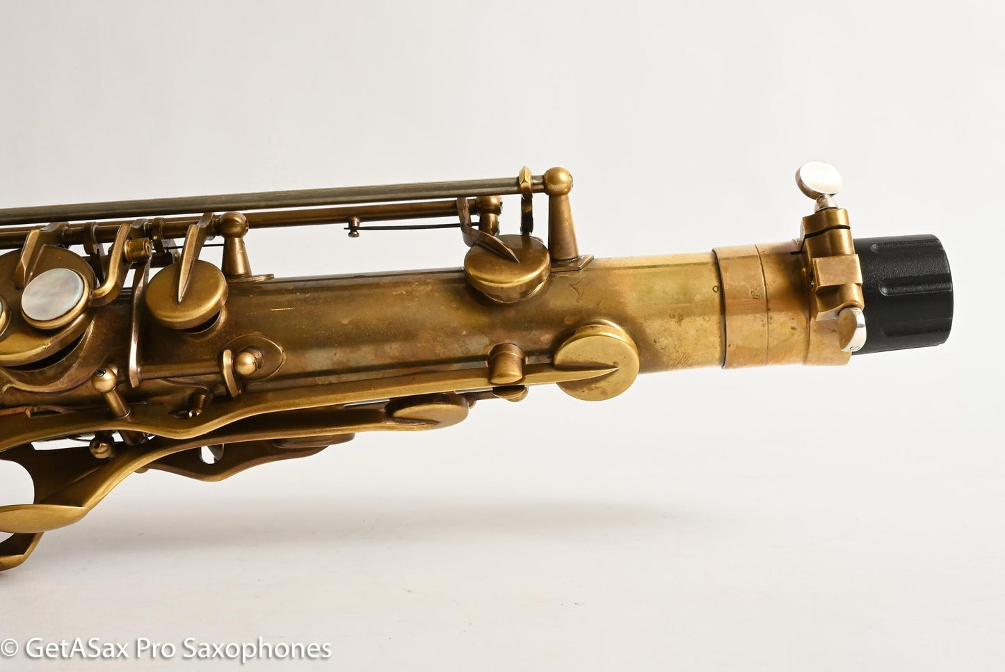 Ishimori New Vintage Tenor Unlacquered Antique Finish No F# Plays Great! 662