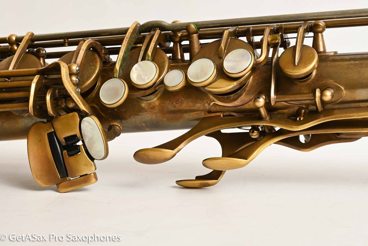 Ishimori New Vintage Tenor Unlacquered Antique Finish No F# Plays Great! 662