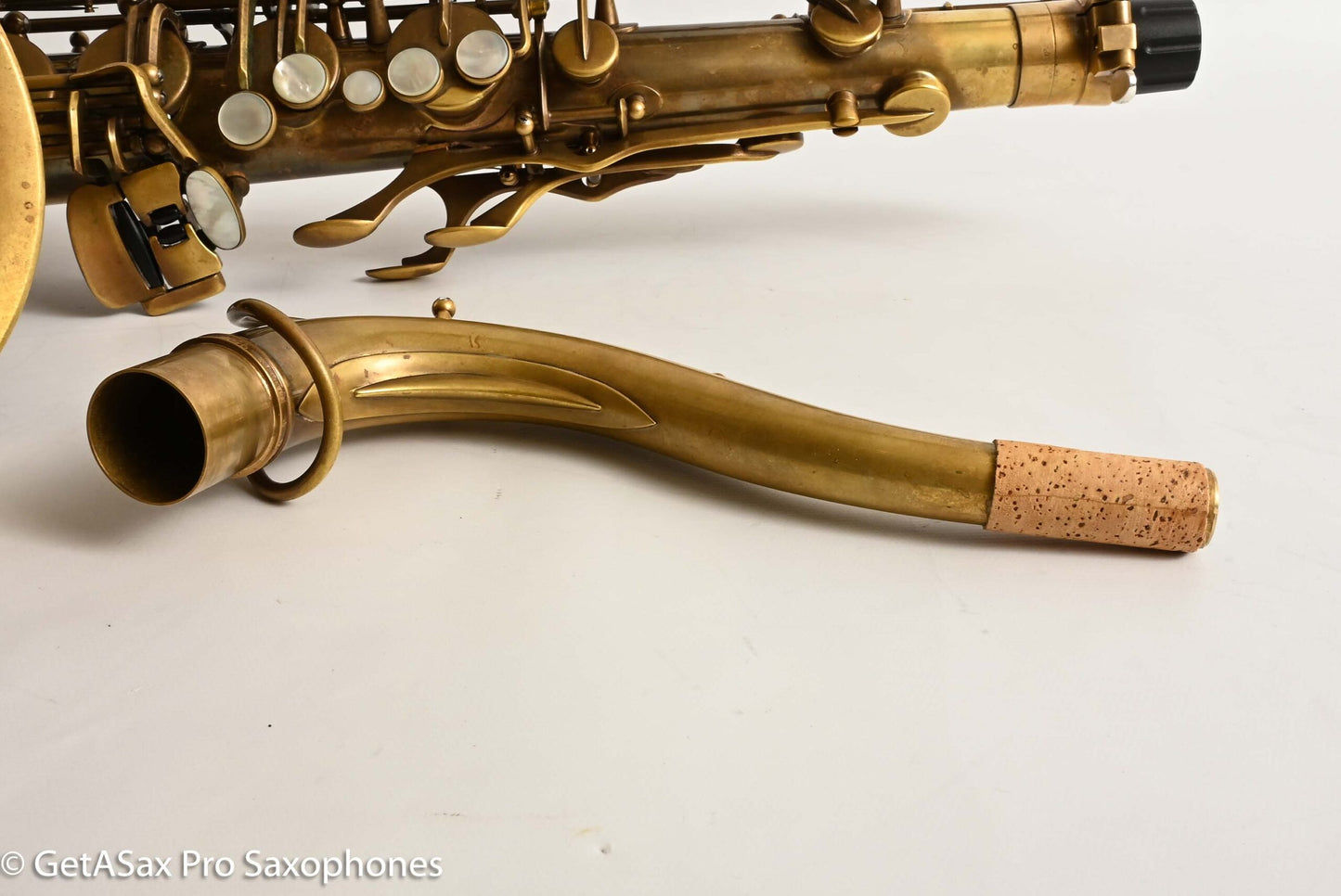 Ishimori New Vintage Tenor Unlacquered Antique Finish No F# Plays Great! 662