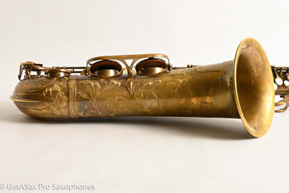 Ishimori New Vintage Tenor Unlacquered Antique Finish No F# Plays Great! 662