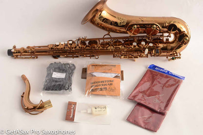 Ishimori Wood Stone New Vintage Tenor Saxophone WST-VL with F# Dark Lacquer NEW