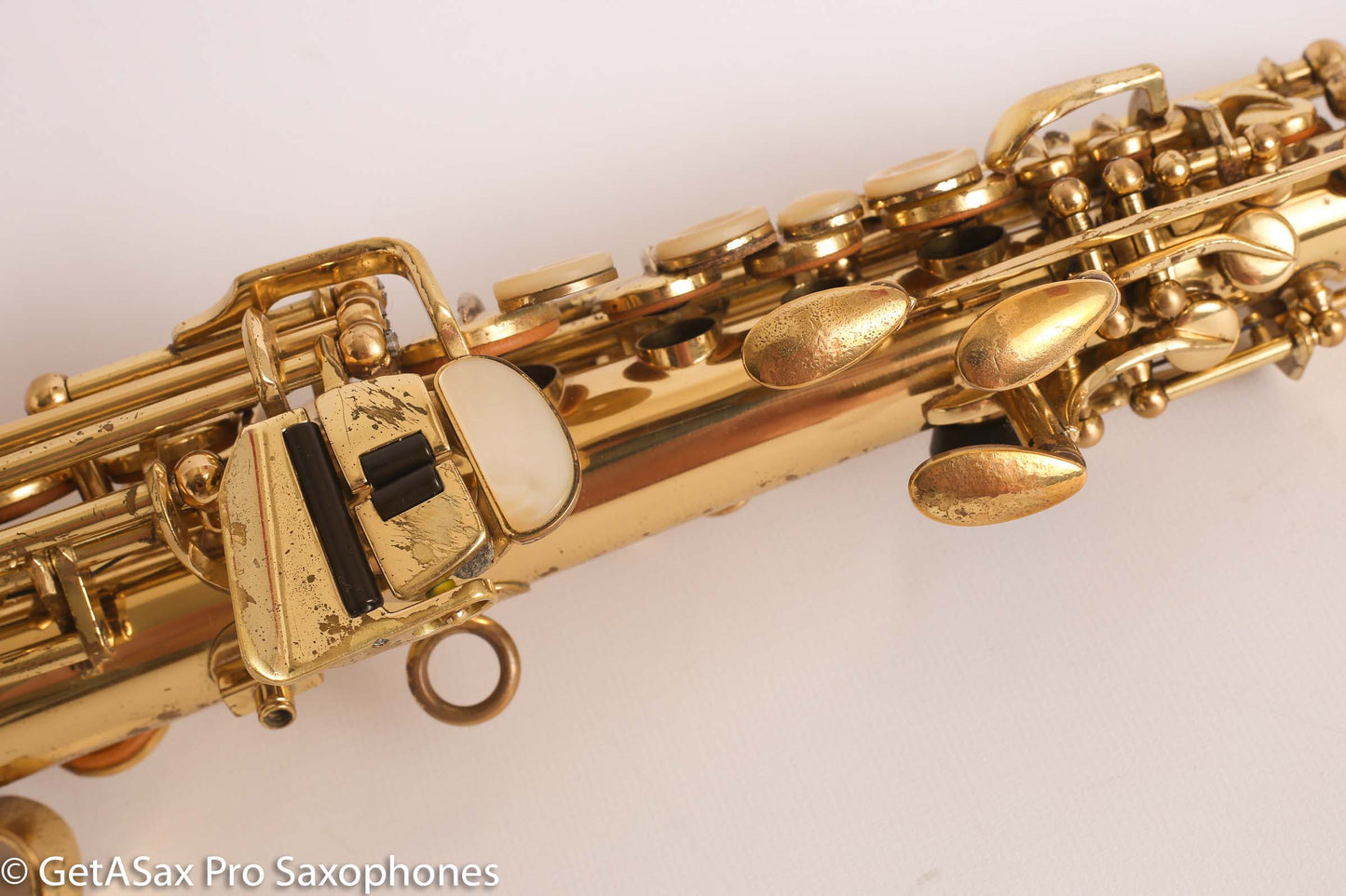 Keilwerth SX90 Soprano Saxophone Original Lacquer Good Pads Liebman Era 103943