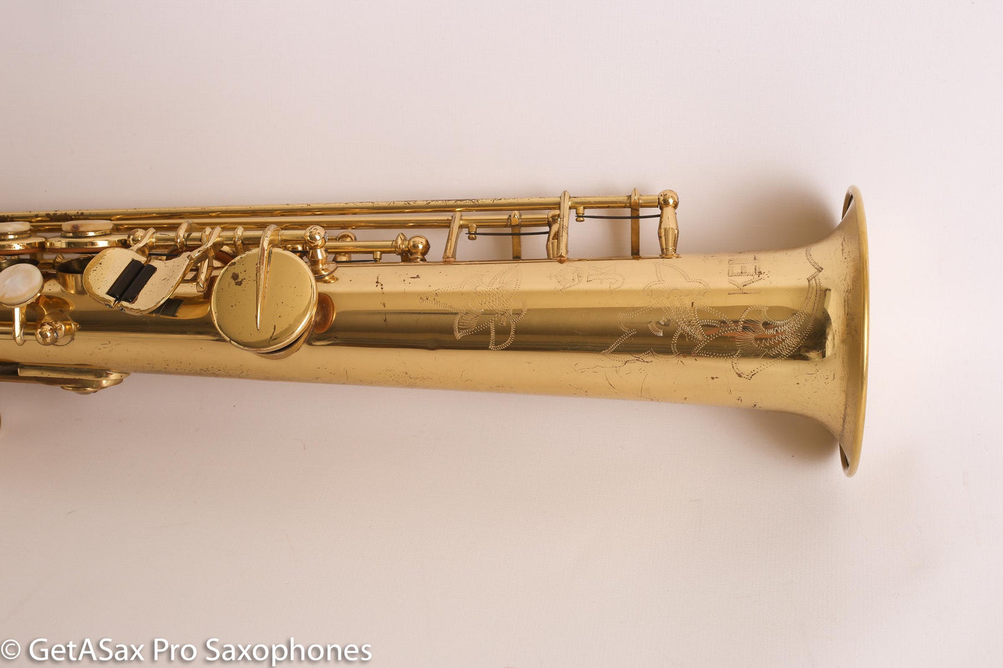 Keilwerth SX90 Soprano Saxophone Original Lacquer Good Pads Liebman Era 103943