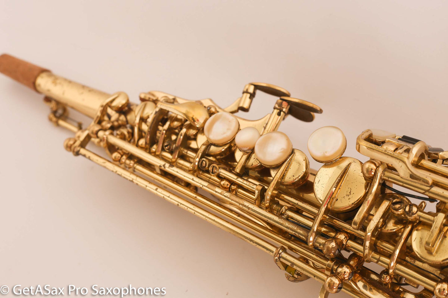 Keilwerth SX90 Soprano Saxophone Original Lacquer Good Pads Liebman Era 103943