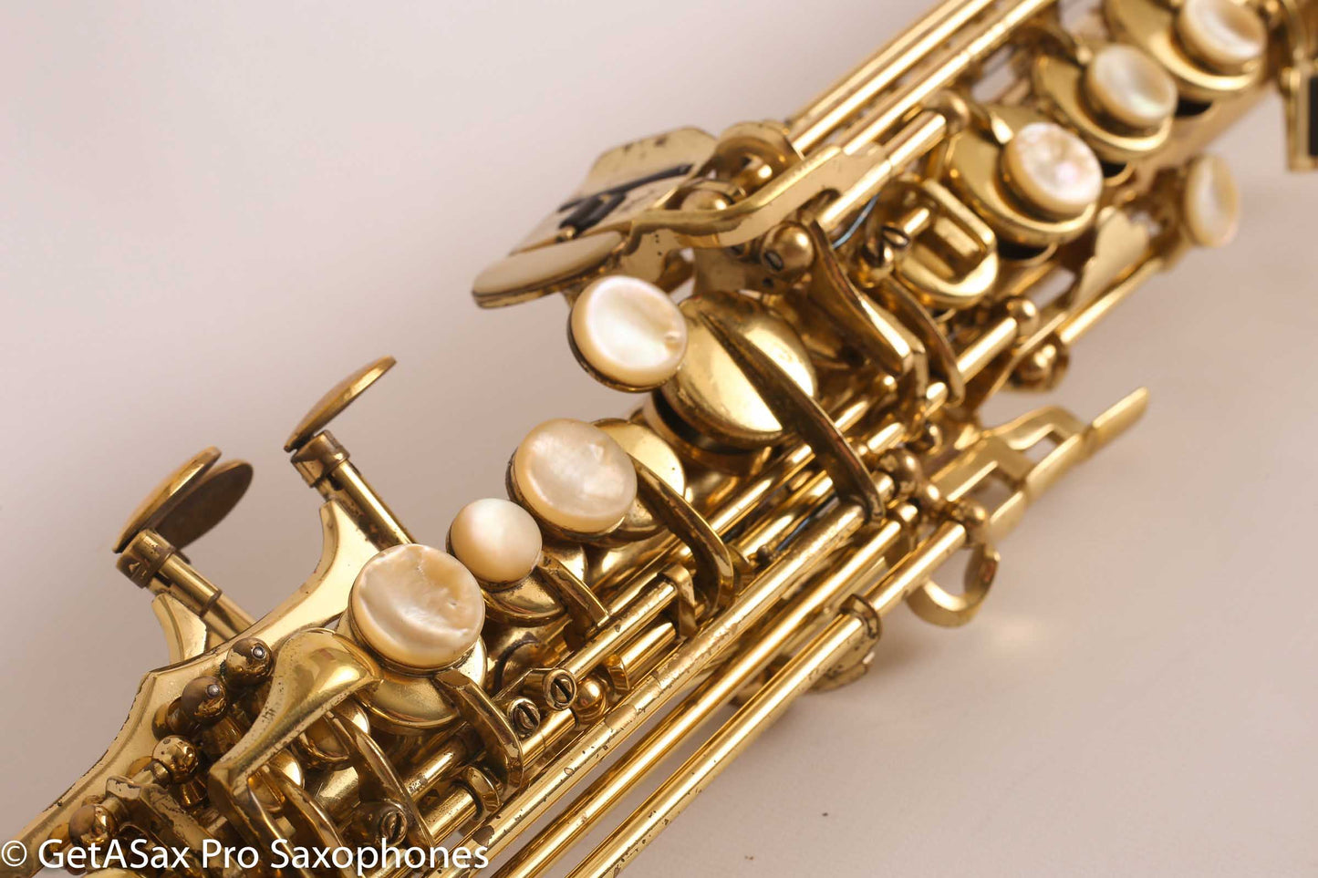Keilwerth SX90 Soprano Saxophone Original Lacquer Good Pads Liebman Era 103943